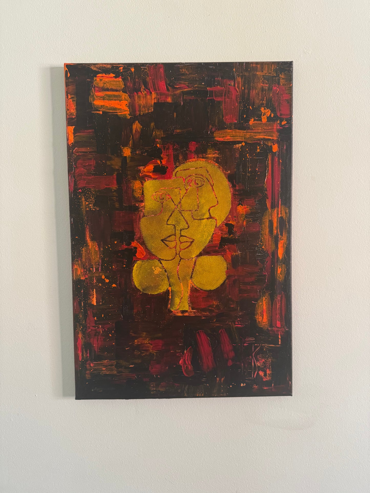Two Sides of the Same Face - 40cm x 60cm