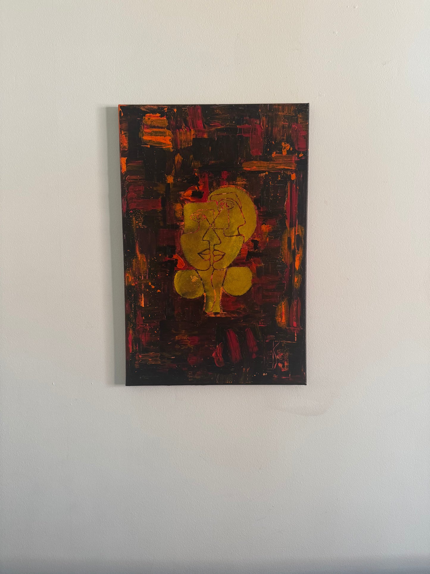 Two Sides of the Same Face - 40cm x 60cm