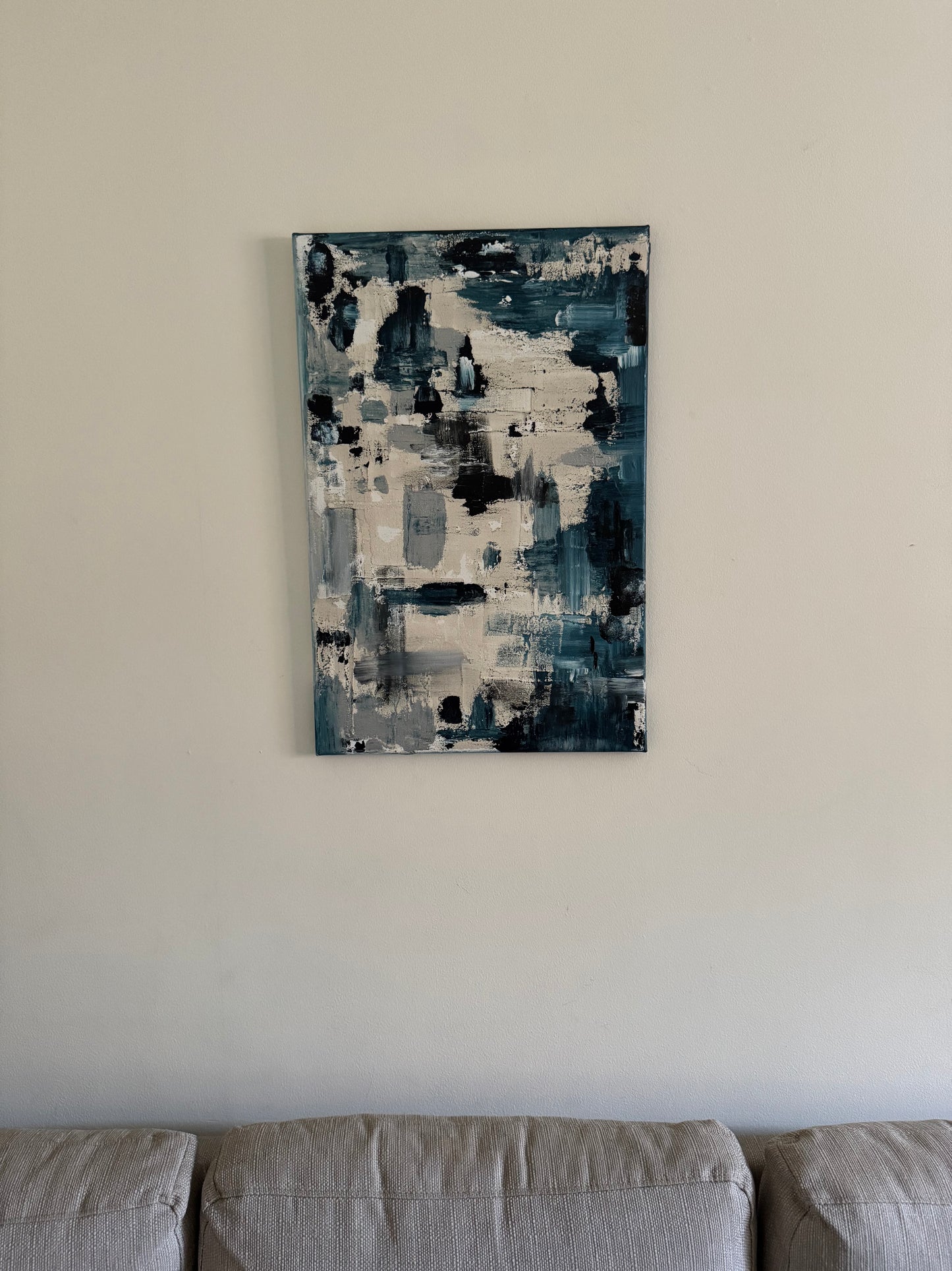 Until the Blue Spoke - 40cm x 60cm